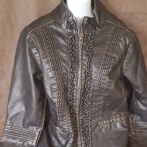 faux leather jacket by A.N.A. size XL.